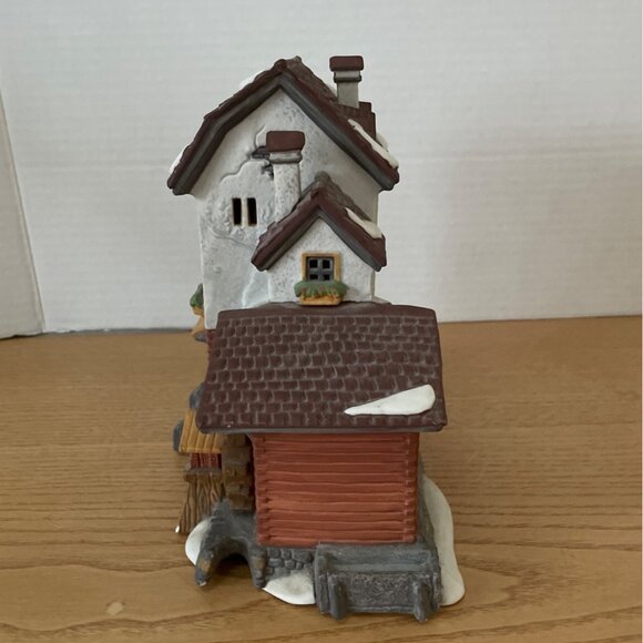 Department 56 Stoder Grist Mill Alpine Village Christmas Lighted 1988 Retired - Picture 3 of 8